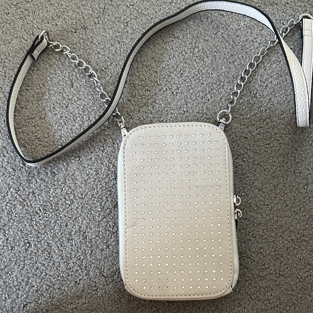 NWOT Elegant Cream Crossbody Bag